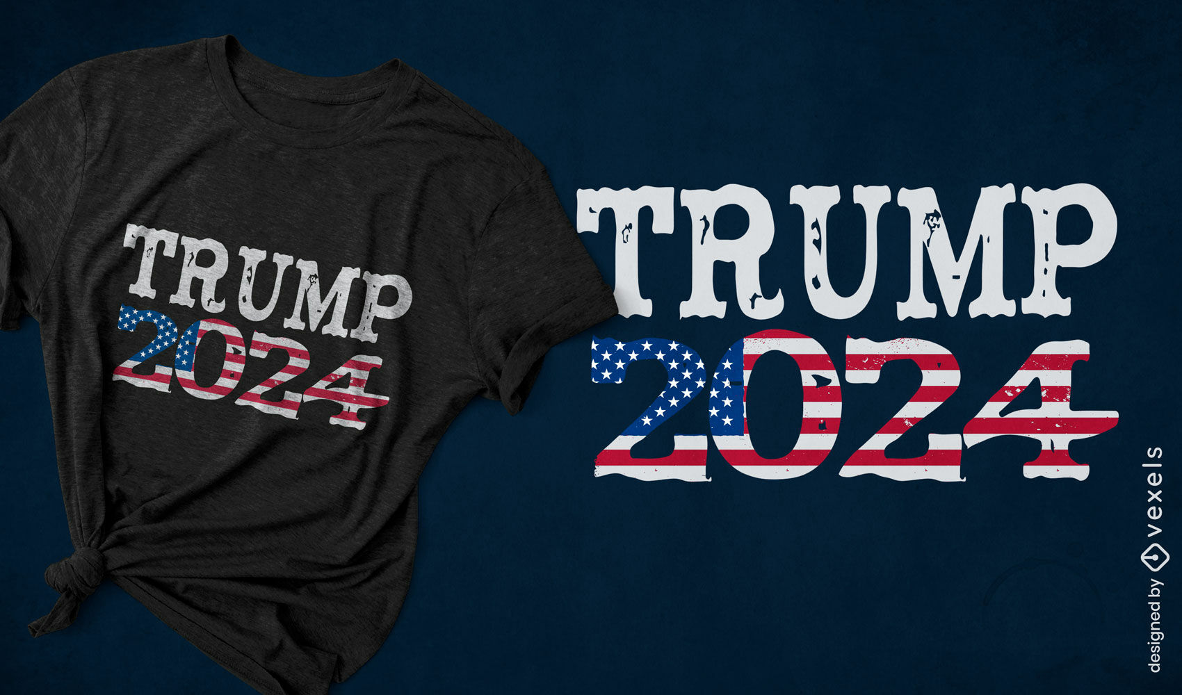 Trump 2024 campaign t-shirt design