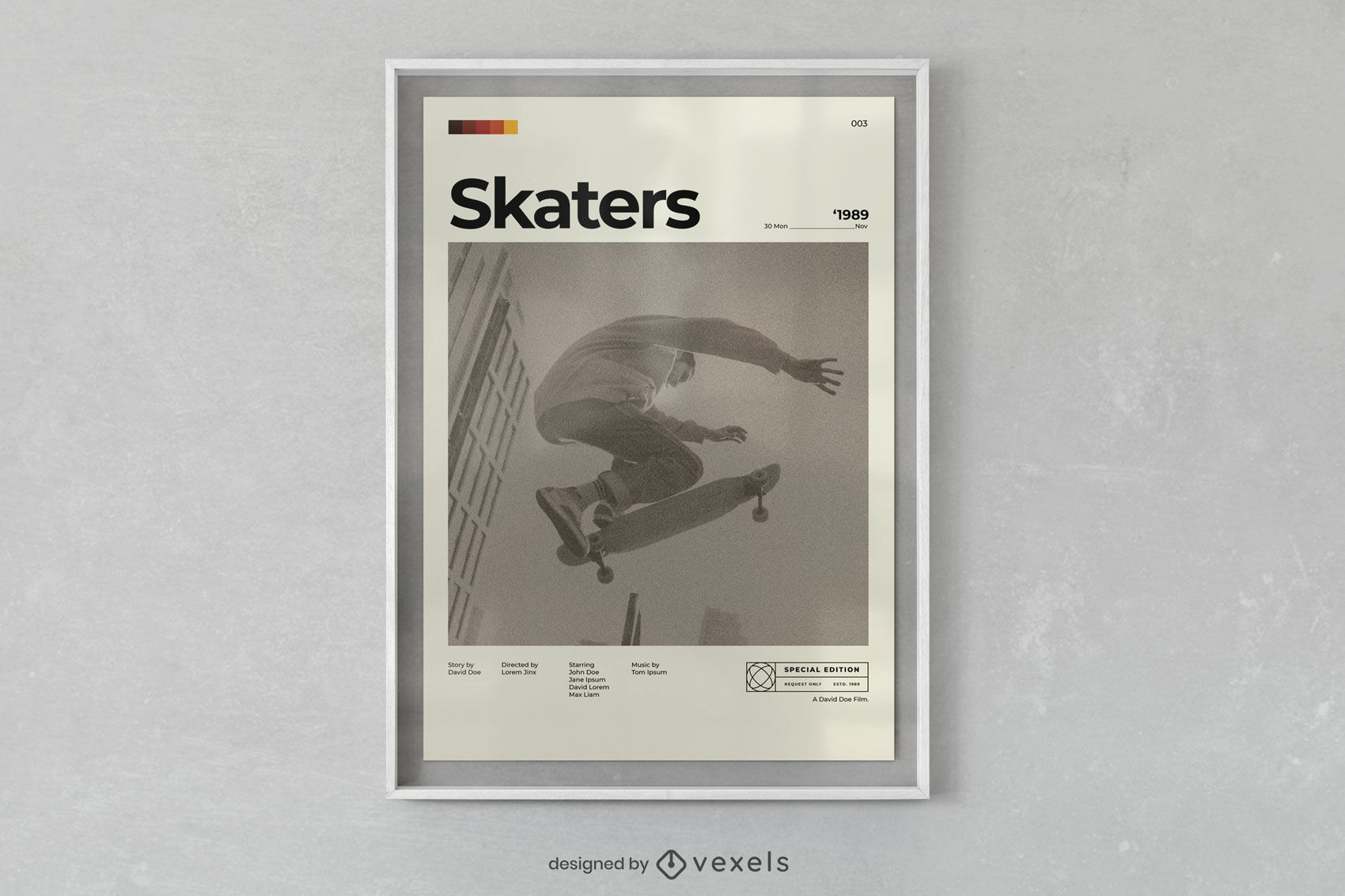Skater poster design