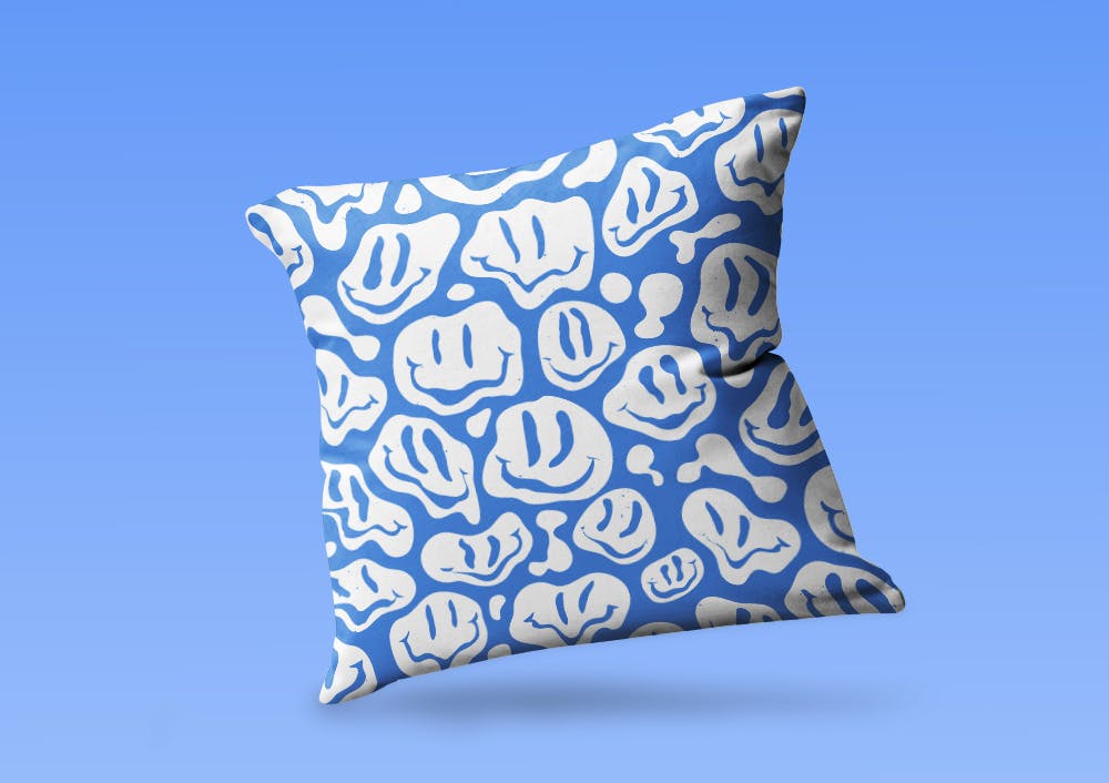 throw pillow with design