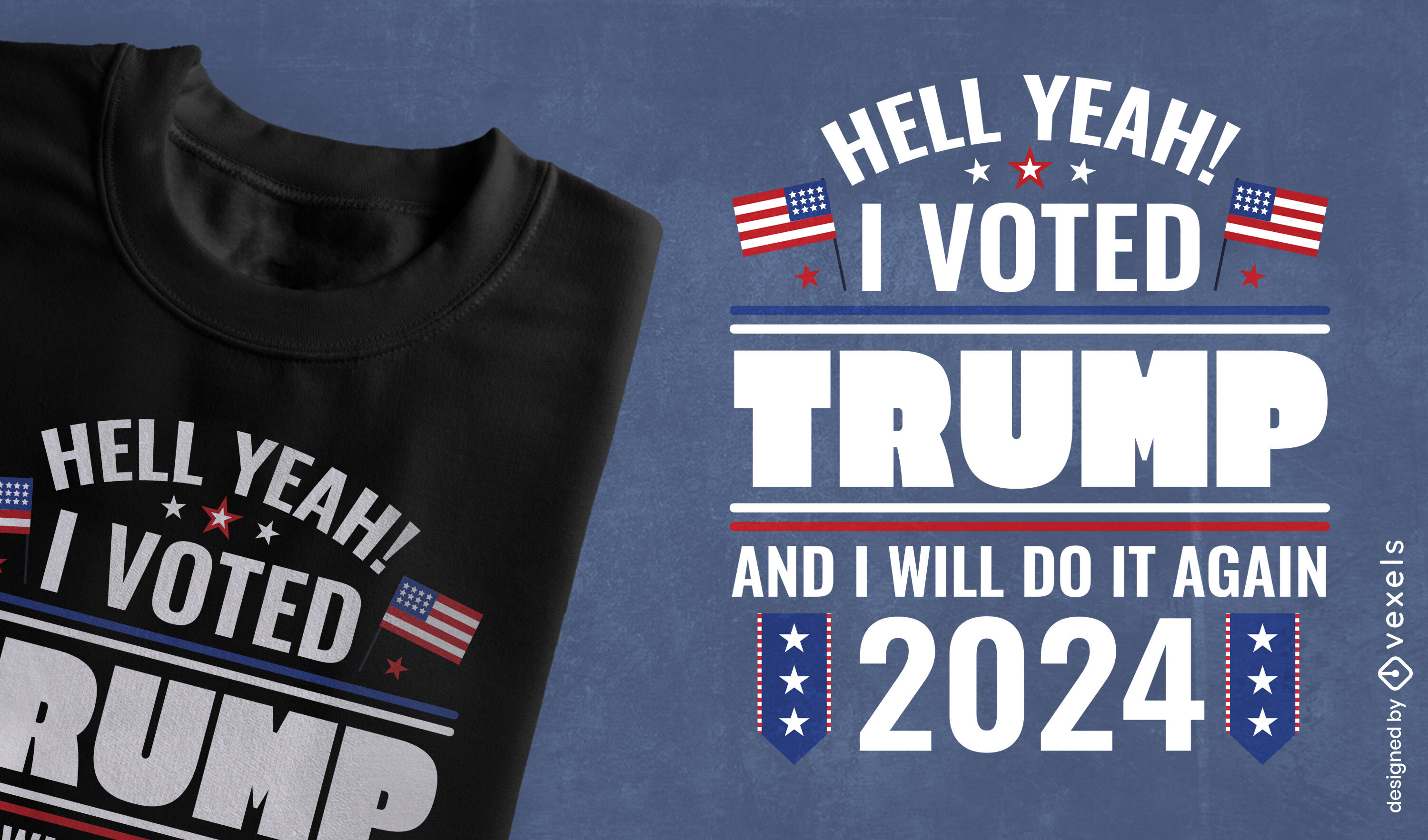 Trump campaign 2024 t-shirt design
