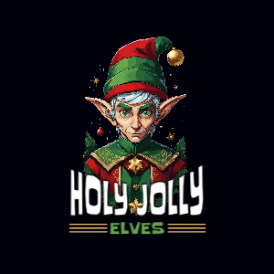 Christmas elf character editable t-shirt template