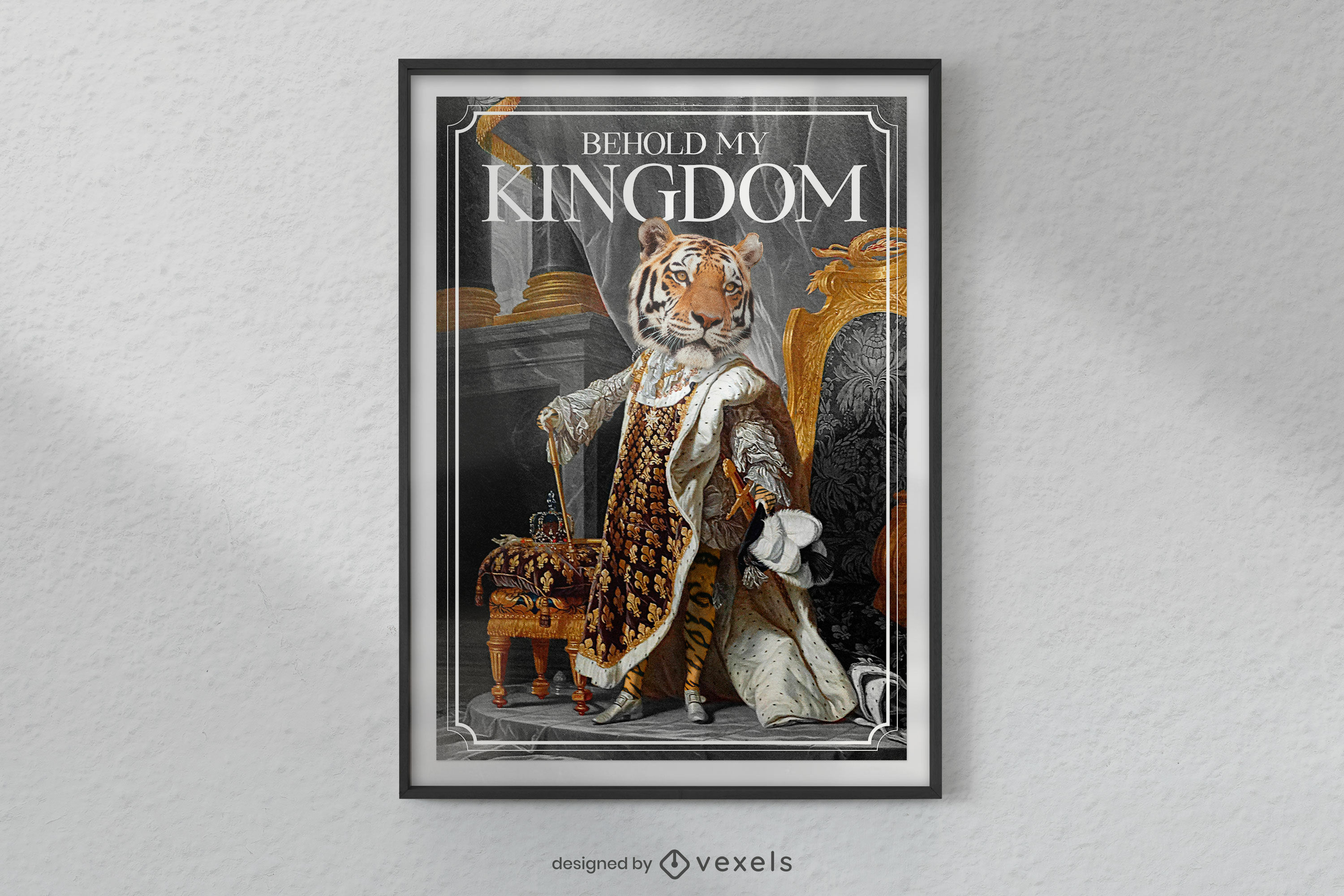 Tiger king poster design