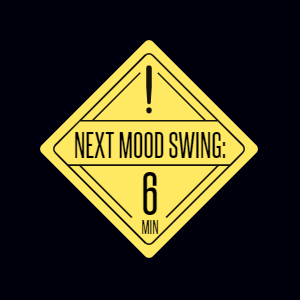 Mood swing editable t-shirt template