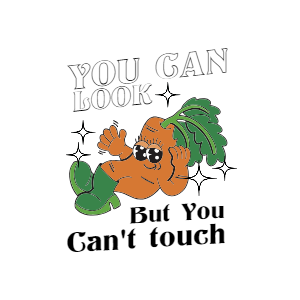 Cool carrot editable t-shirt template